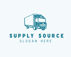 Supply Delivery Truck logo design