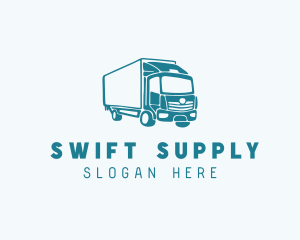 Supply Delivery Truck logo design