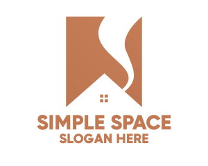 Minimalist House Roof logo design