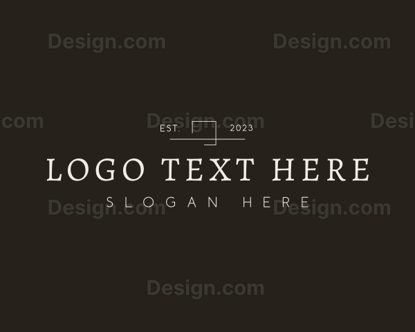 Elegant Lifestyle Brand Logo