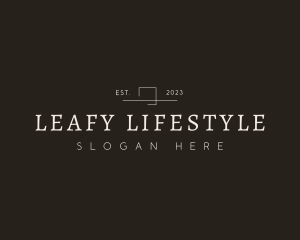 Elegant Lifestyle Brand logo design