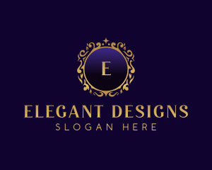 Ornament Floral Event logo design