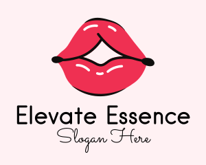 Lip Gloss Cosmetics Logo