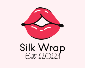 Pouty Lip Gloss  logo design