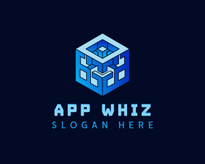 Artificial Intelligence Digital App logo design