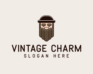 Old Man Beard logo design