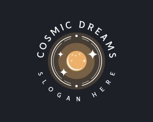 Astrology Cosmic Moon logo design