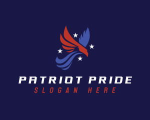 Eagle American Patriot logo design