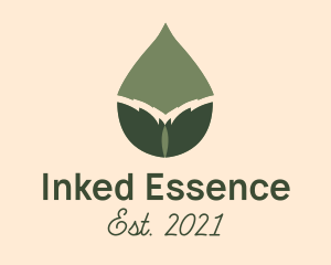 Essential Leaf Extract logo design