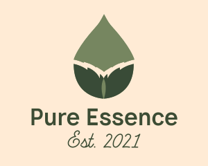 Essential Leaf Extract logo design