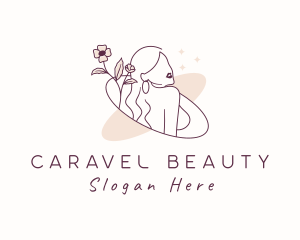 Floral Beauty Cosmetics  logo design