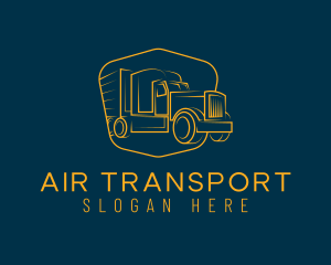 Haulage Trucking Delivery logo design