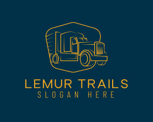 Haulage Trucking Delivery logo design