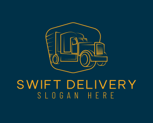 Haulage Trucking Delivery logo design