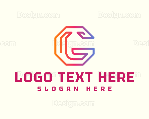 Tech Blogger Content Creator Logo