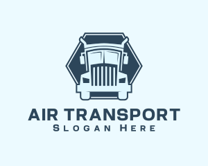 Logistics Shipping Truck logo design