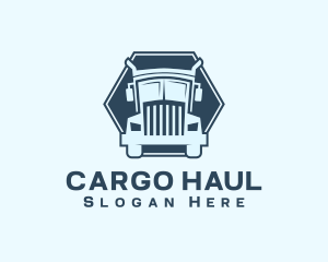 Logistics Shipping Truck logo