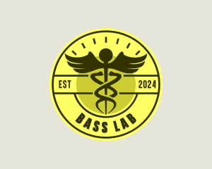 Pharmaceutical Caduceus Clinic logo design