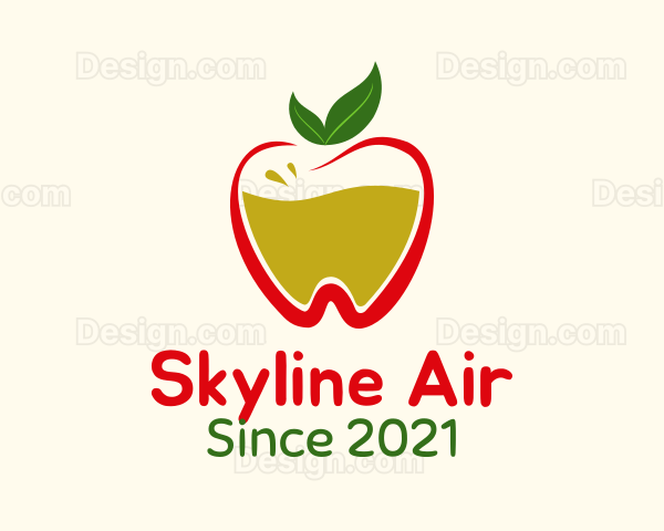 Healthy Apple Juice Logo