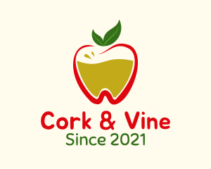 Healthy Apple Juice logo design