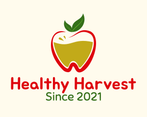 Healthy Apple Juice logo design