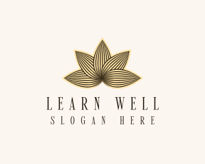 Gold Lotus Wellness logo design