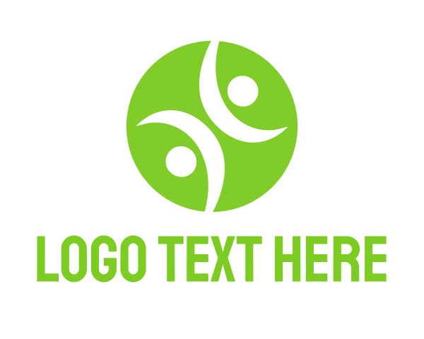 Green Circle logo example 4