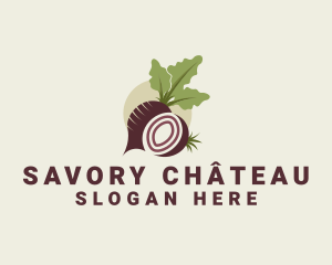 Beet Vegan Vegetable logo design