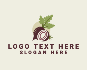 Vegan - Beet Vegan Vegetable logo design