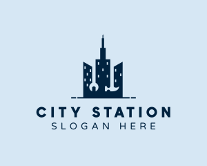 Urban City Construction logo design