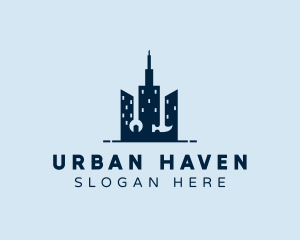 Urban City Construction logo design