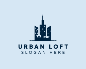 Urban City Construction logo design