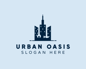 Urban City Construction logo design