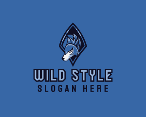 Wild Wolf Emblem logo design