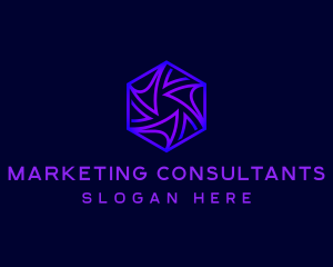 Hexagon Abstract Business logo design