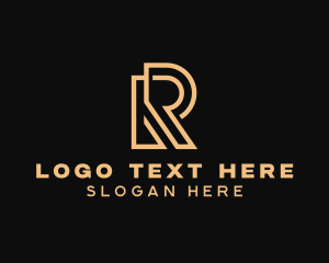 Corporate Business Letter R logo