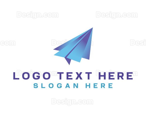 Flight Paper Plane Logo