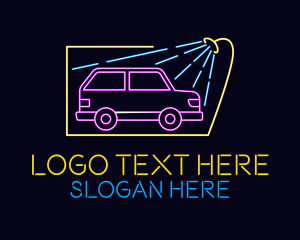 Neon Glow Car Wash logo