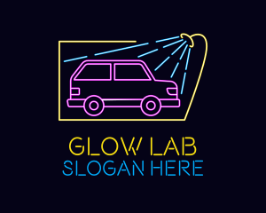 Neon Glow Car Wash logo