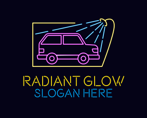 Neon Glow Car Wash logo