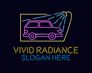 Neon Glow Car Wash logo