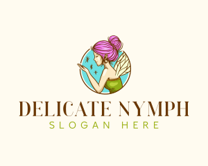 Mythical Fairy Magical logo design