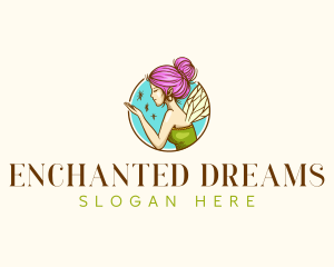 Mythical Fairy Magical logo design