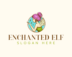 Mythical Fairy Magical logo design