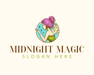 Mythical Fairy Magical logo design