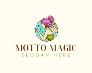 Mythical Fairy Magical logo design