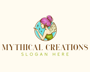 Mythical Fairy Magical logo design