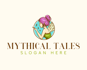 Mythical Fairy Magical logo design