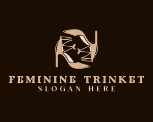 Feminine Fashion Stiletto logo design