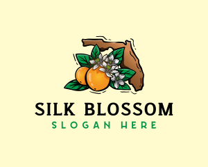 Florida Orange Blossom logo design